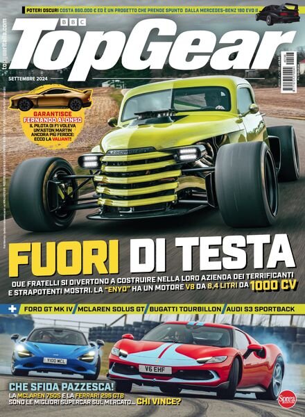 BBC Top Gear Italia – Settembre 2024 Cover