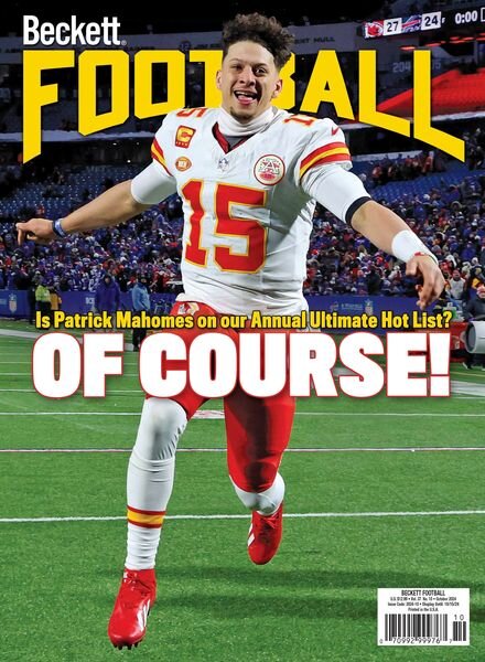 Beckett Football – October 2024 Cover