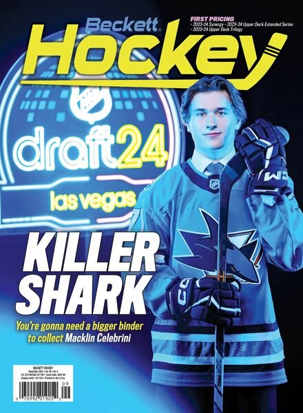 Beckett Hockey – September 2024 Cover
