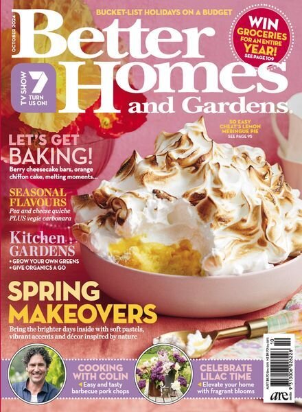 Better Homes and Gardens Australia – October 2024 Cover