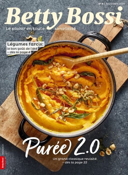 Betty Bossi edition francaise – Septembre 2024 Cover