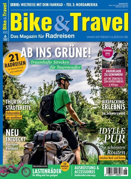 Bike&Travel Magazin – Oktober-November 2024 Cover