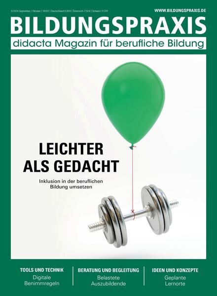 Bildungspraxis – September-Oktober 2024 Cover
