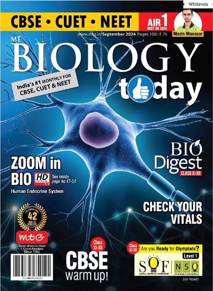 Biology Today – September 2024 Cover