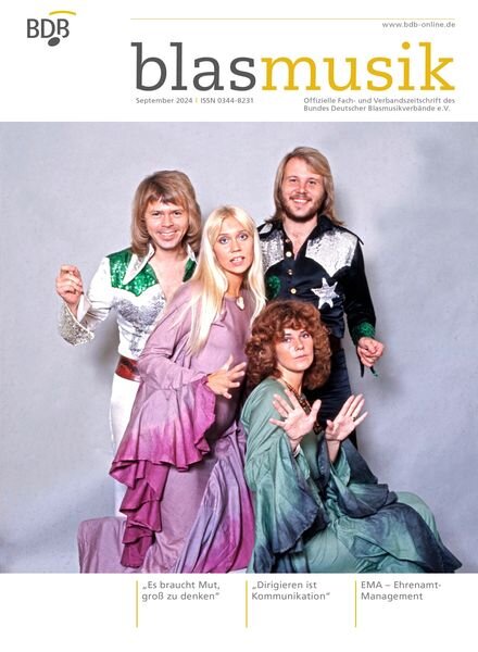 Blasmusik – September 2024 Cover