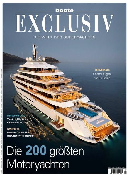 Boote Exclusiv – September-Oktober 2024 Cover