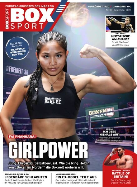 BoxSport – September 2024 Cover