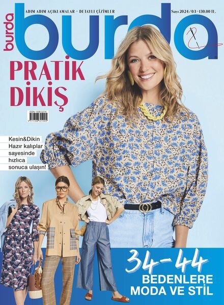 Burda Pratik Dikis – Eylul 2024 Cover