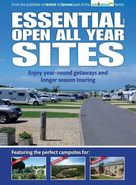 Camping – Essential Open All Year Sites 2024 Cover