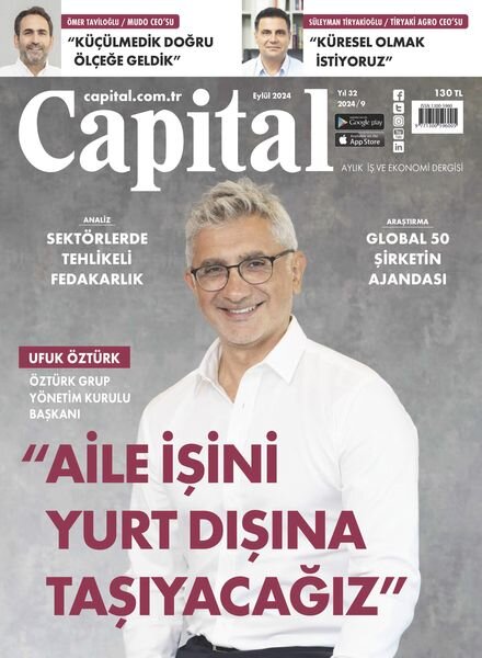 Capital Turkiye – Eylul 2024 Cover