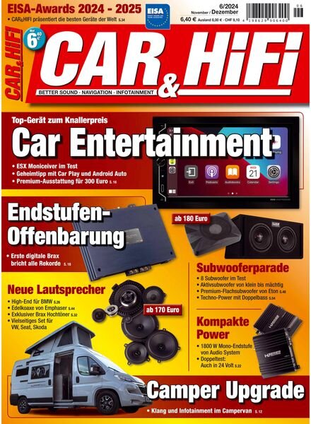 Car & Hifi – November-Dezember 2024 Cover