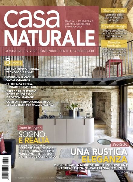 Casa Naturale – Settembre-Ottobre 2024 Cover