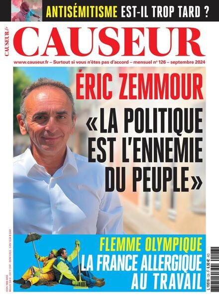 Causeur – Septembre 2024 Cover