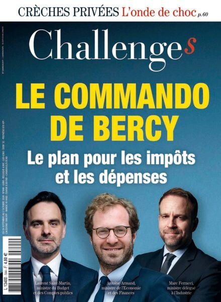 Challenges – 26 Septembre 2024 Cover