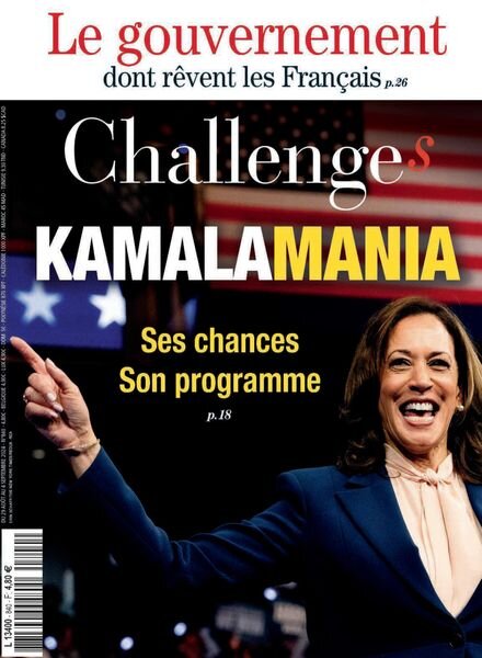 Challenges – 29 Aout 2024 Cover