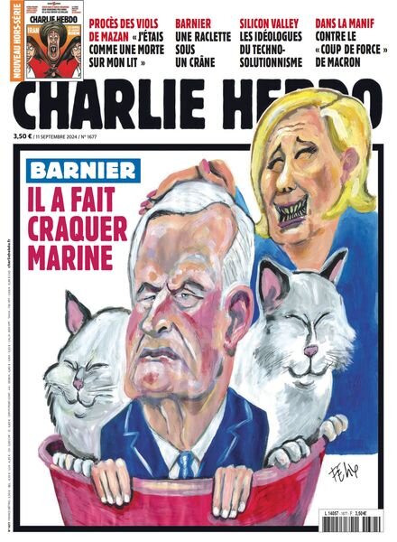 Charlie Hebdo – 11 Septembre 2024 Cover
