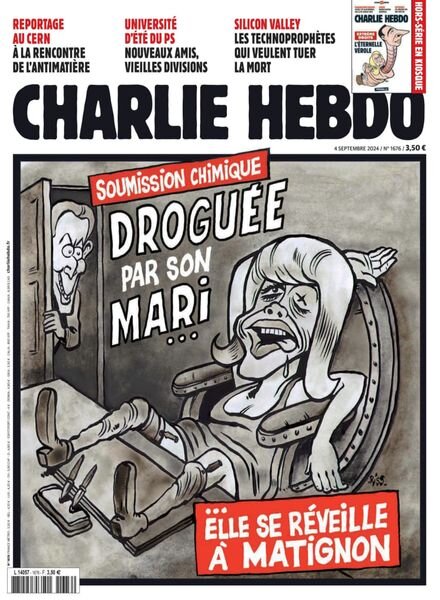 Charlie Hebdo – 4 Septembre 2024 Cover