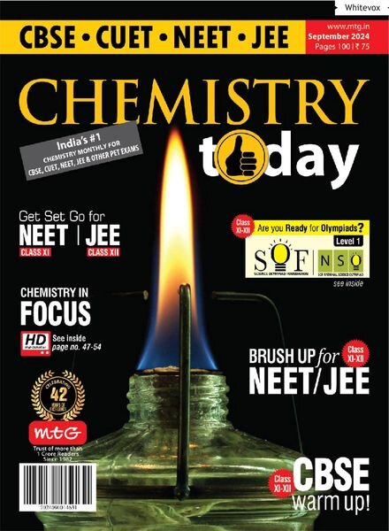 Chemistry Today – September 2024 Cover