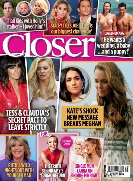 Closer UK – 21 September 2024 Cover