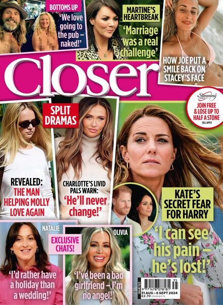 Closer UK – 31 August 2024 Cover