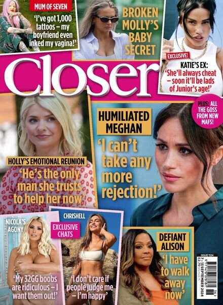 Closer UK – 7 September 2024 Cover