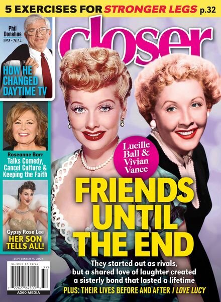 Closer USA – 30 August 2024 Cover