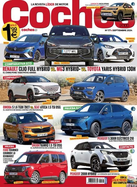 Coches 2000 – Septiembre 2024 Cover
