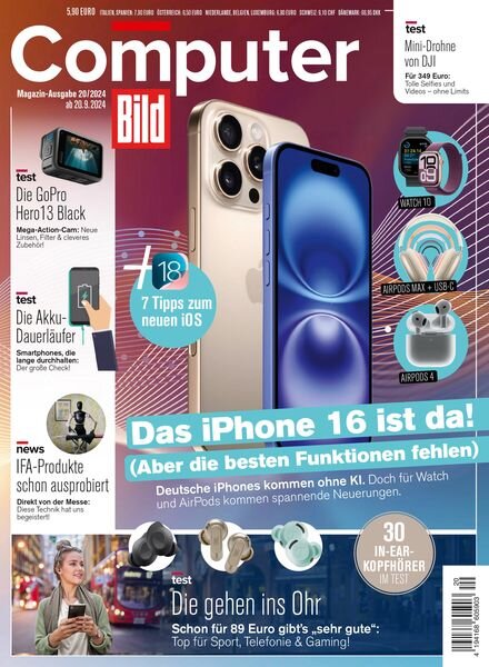 Computer Bild Germany – 20 September 2024 Cover