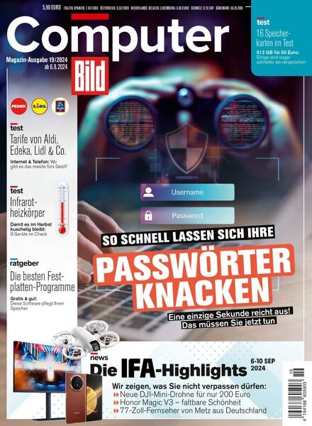 Computer Bild Germany – 6 September 2024 Cover