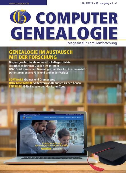 Computer Genealogie – 18 September 2024 Cover