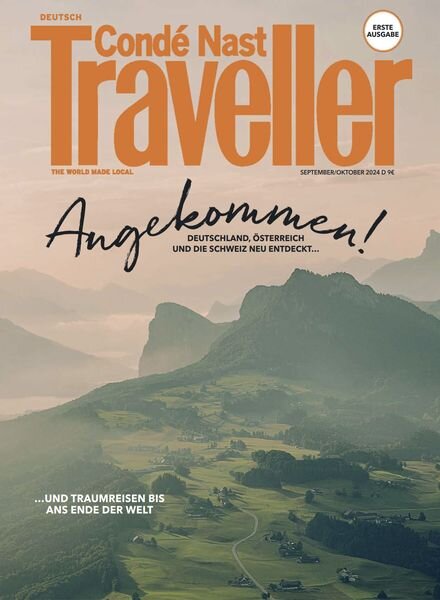 Conde Nast Traveller Germany – September-Oktober 2024 Cover