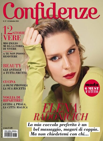 Confidenze – 10 Settembre 2024 Cover