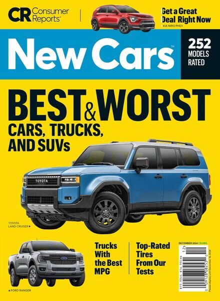 Consumer Reports Cars & Technology Guides – December 2024 Cover
