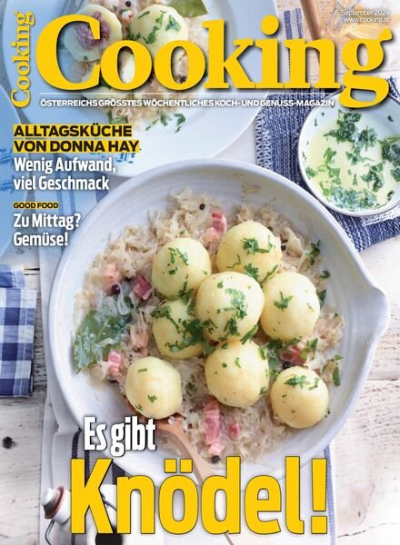 Cooking Austria – 6 September 2024 Cover