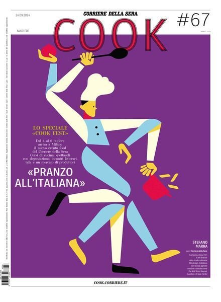 Corriere della Sera Cook – 24 Settembre 2024 Cover