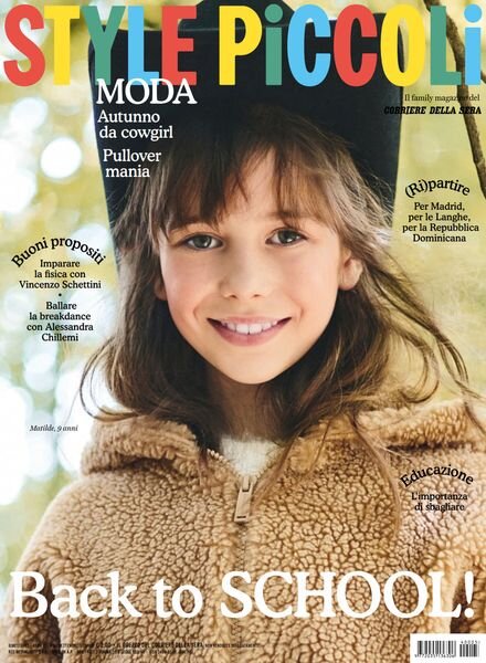 Corriere della Sera Style Piccoli – Agosto 2024 Cover