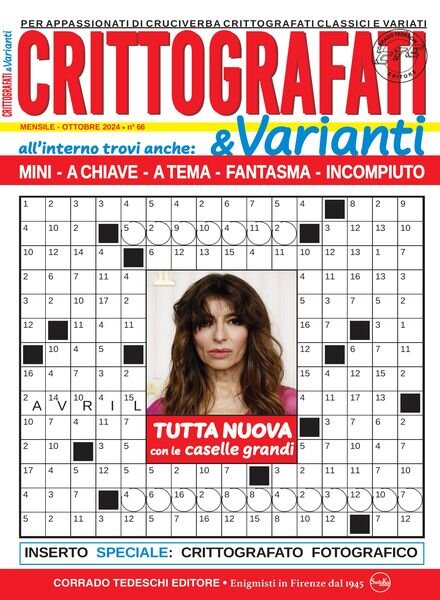 Crittografati & Varianti – Ottobre 2024 Cover