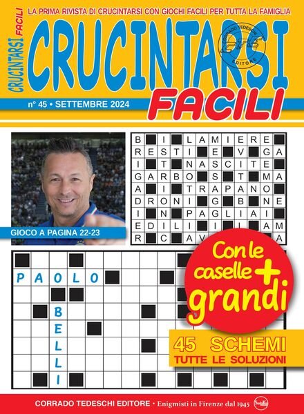 Crucintarsi Facili – Settembre 2024 Cover