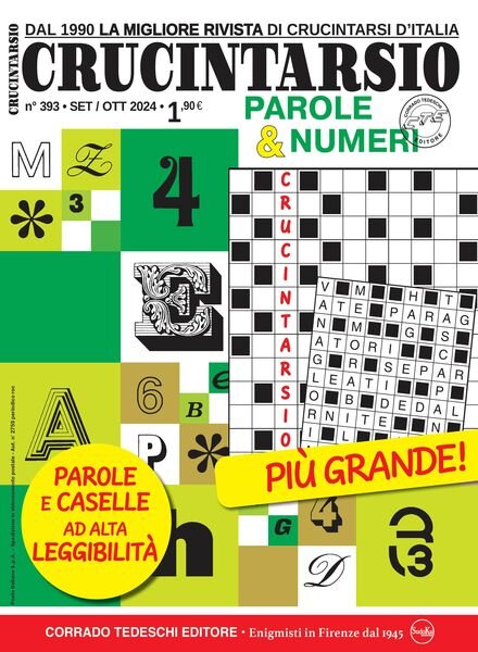 Crucintarsio – Settembre-Ottobre 2024 Cover