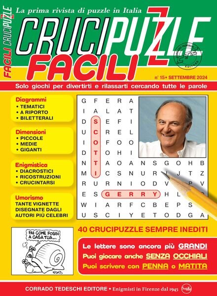 Crucipuzzle – 3 Settembre 2024 Cover