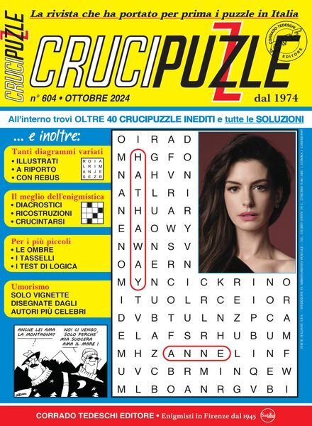Crucipuzzle N604 – Ottobre 2024 Cover