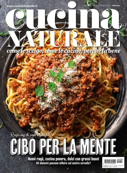 Cucina Naturale – Settembre 2024 Cover