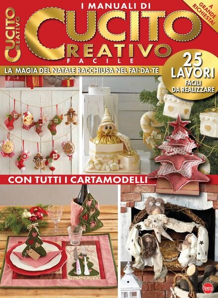 Cucito Creativo Manuale – Ottobre-Novembre 2024 Cover