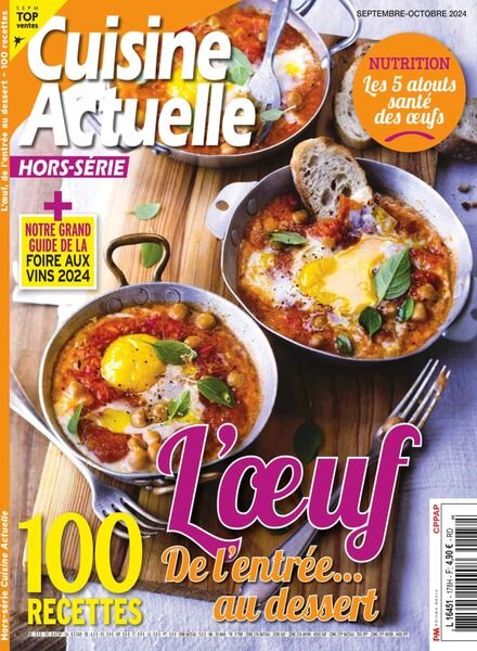 Cuisine Actuelle – Hors-Serie – Septembre-Octobre 2024 Cover
