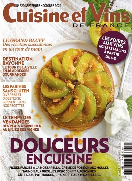 Cuisine et Vins de France – Septembre 2024 Cover