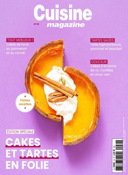 Cuisine Magazine – Septembre-Octobre-Novembre 2024 Cover