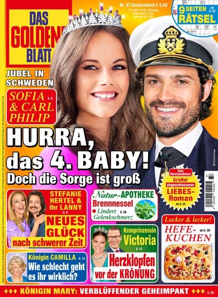 Das Goldene Blatt – 7 September 2024 Cover