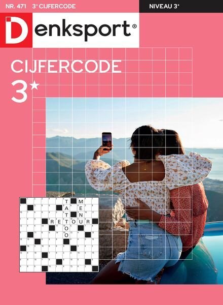 Denksport Cijfercode 3 – 5 September 2024 Cover