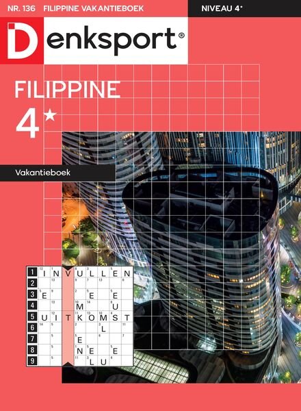 Denksport Filippine 4 Vakantieboek – 25 September 2024 Cover