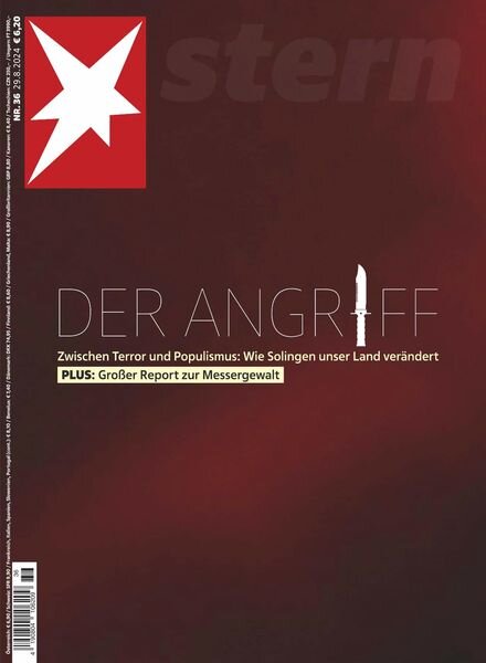 Der Stern – 28 August 2024 Cover